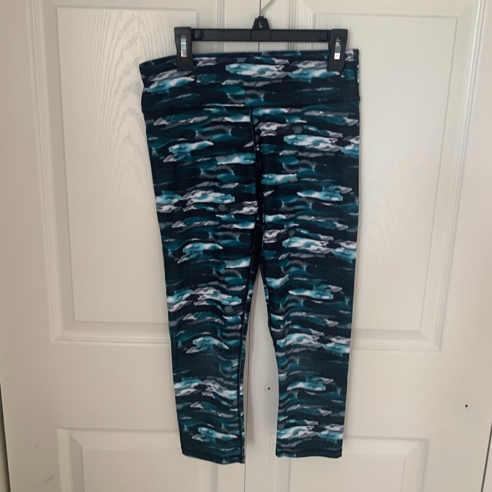 Fabletics blue and black leggings